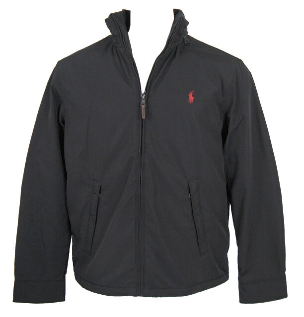 black jacket polo