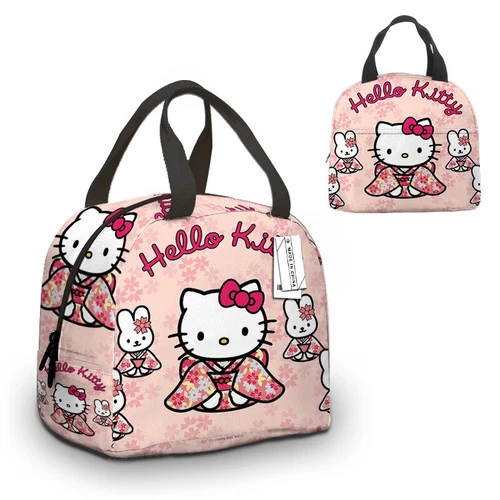 Sanrio Hello Kitty Lunch Bag Insulated Student Snack Picnic Food Storage Bag - Picture 13 of 56