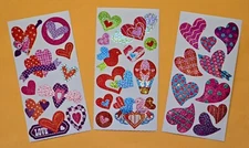 Valentine's Day, Love, Heart Sticker Sheet 