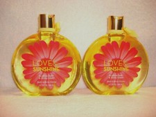 2 Bath  Body Works Love  Sunshine Bubble Bath  Body Wash