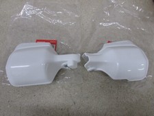 NOS 09-24 HONDA XR650L XR 650L OEM LH & RH HANDGUARDS SET ROSS WHITE 93-08