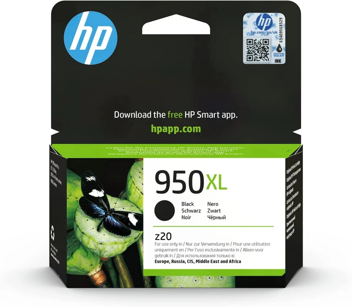 Original HP 950XL Black Ink Cartridge For OfficeJet Pro 8100 8610