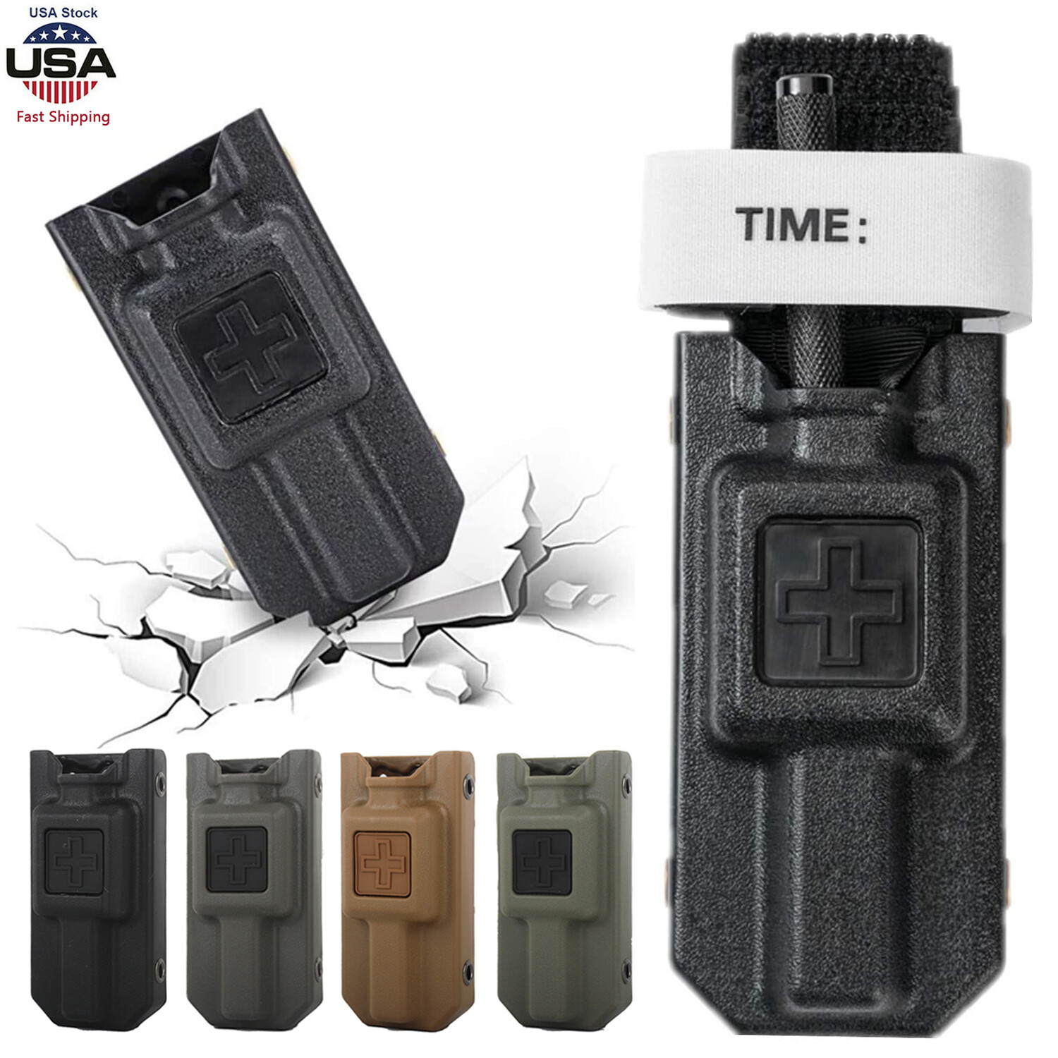 Tactical Molle Tourniquet Holder TQ Holder for CAT Tourniquet Rigid