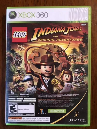 Xbox 360 Game Lego Indiana Jones The Original Adventures & Kung Fu Panda * READ*