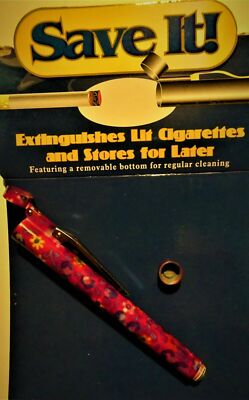 Save It! Cigarette Saver Original Version Cigarette Snuffer Smoke Later  Limited