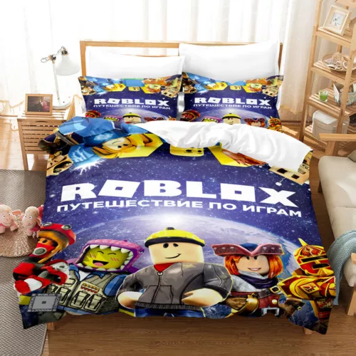 Minecraft Quilt Duvet Doon Cover Set Bedding Soft Kid Single Double Queen King - Picture 19 of 31