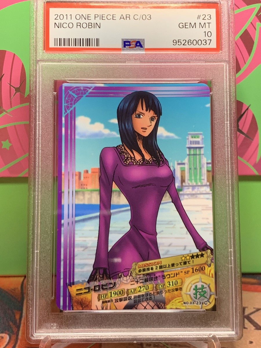 one piece ar carddass Robin 2011 03-23 C japanese PSA10 | eBay