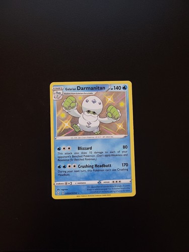 Galarian Darmanitan, Pokémon TCG, Shining Fates, Holo, Near Mint.