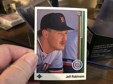 1989 Upper Deck #472 JEFF ROBINSON Detroit Tigers