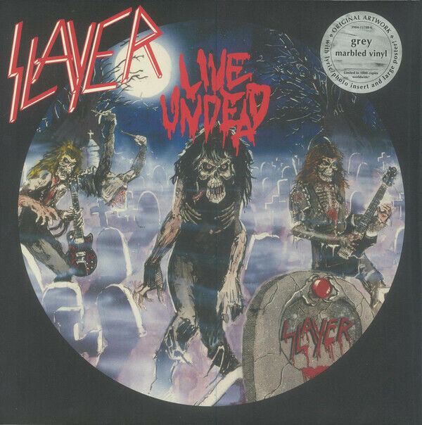 Slayer LIVE UNDEAD Remastered LIMITED EDITION New Sealed Grey Colored Vinyl EP