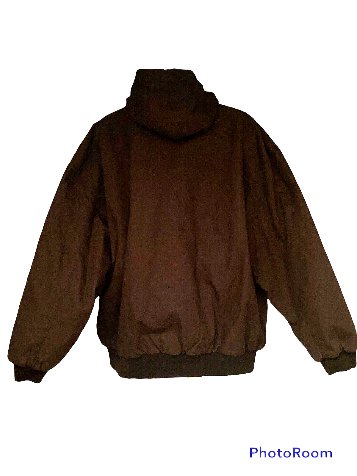 TriMountain Buckeye Chocolate Brown Zip Up Hood Work Jacket 4XL