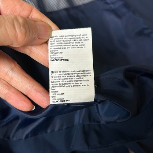 Mountain Designs Waterproof Rain Jacket Women's Size 6US 10UK Blue - Picture 17 of 20