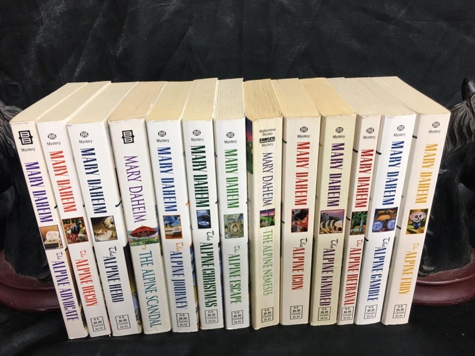 LOT of 13 MARY DAHEIM Paperback Books Emma Lord Alpine