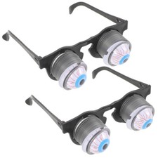 2 Pcs Silly Glasses Googly Eyes Spring Eyeball Prank Make up