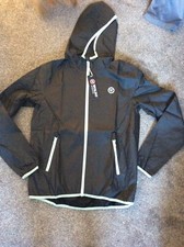 BNWT Woldo Athletic Harper DX17517 Ladie's Rain Jacket - Anthracite - Medium