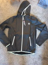 BNWT Woldo Athletic Harper DX17517 Ladie's Rain Jacket - Anthracite - Medium