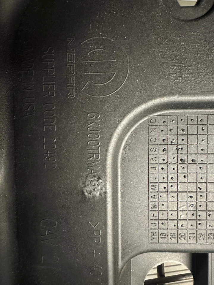 Новая оригинальная крышка багажника крышка багажника люка задней двери 2019-2022 Jeep Cherokee - Изображение 3 из 4