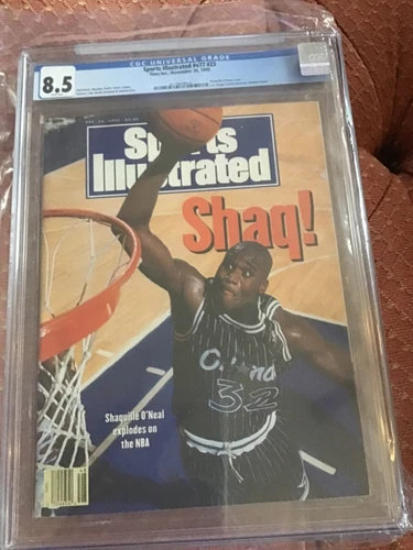 Sports illustrated Shaquille O’Neal 1992 CGC 8.5