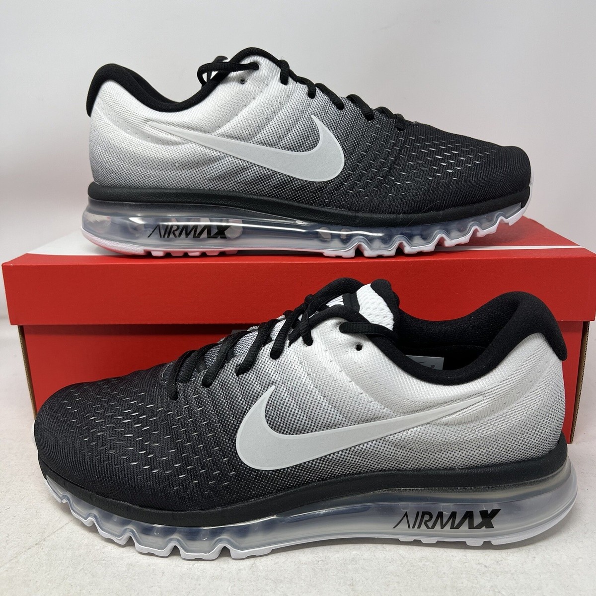 Nike Air Max 2017 Black White Men