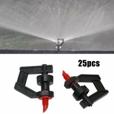 25x Rotor Spray Sprinkler, Micro Garden Irrigation/Watering 360-Deg Drip System