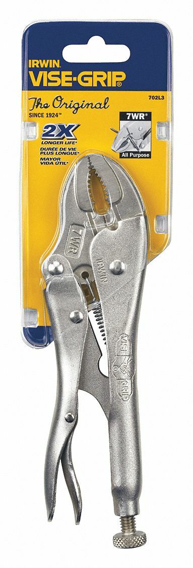 Irwin Vise-Grip 7WRC Curved Jaw Locking Pliers with Wire Cutter 175mm (7in)