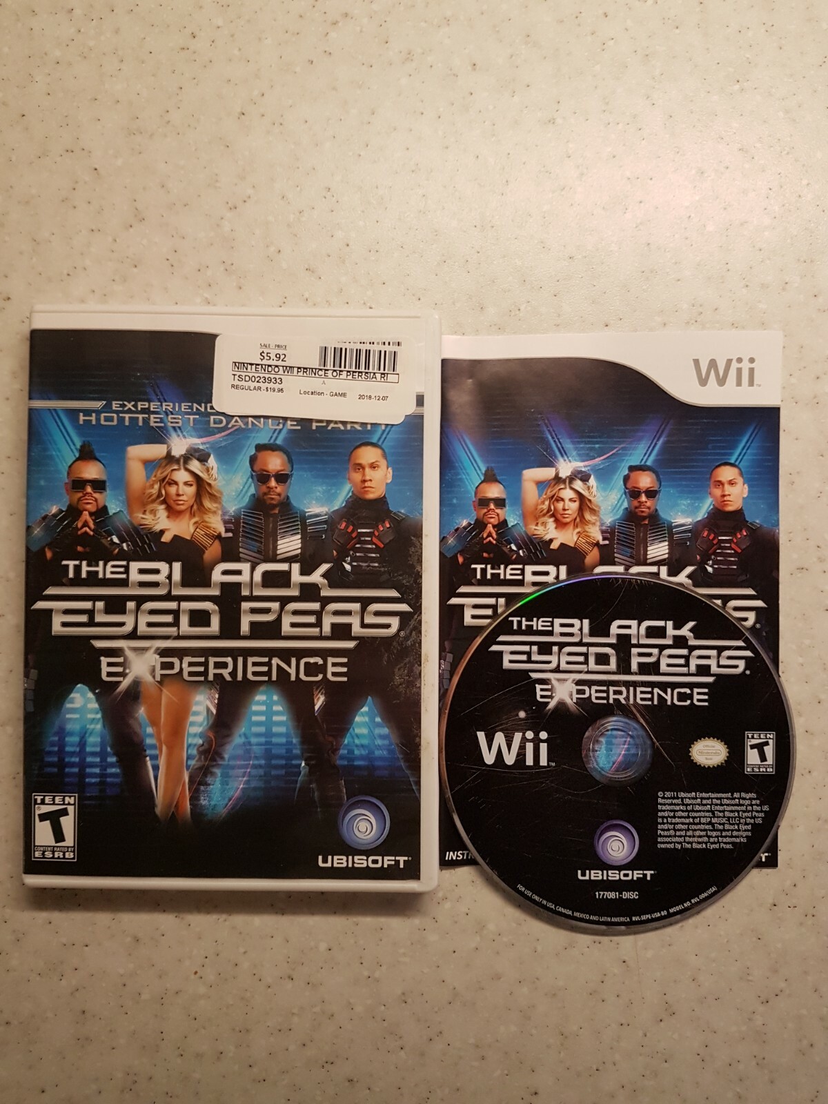 The Black Eyed Peas Experience Nintendo Wii Complete 8888177081 eBay