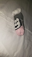 Snoopy Peanuts Slipper Socks,Shoe Size 4-10 Cozy Warm Warmers Winter Ankle NEW A