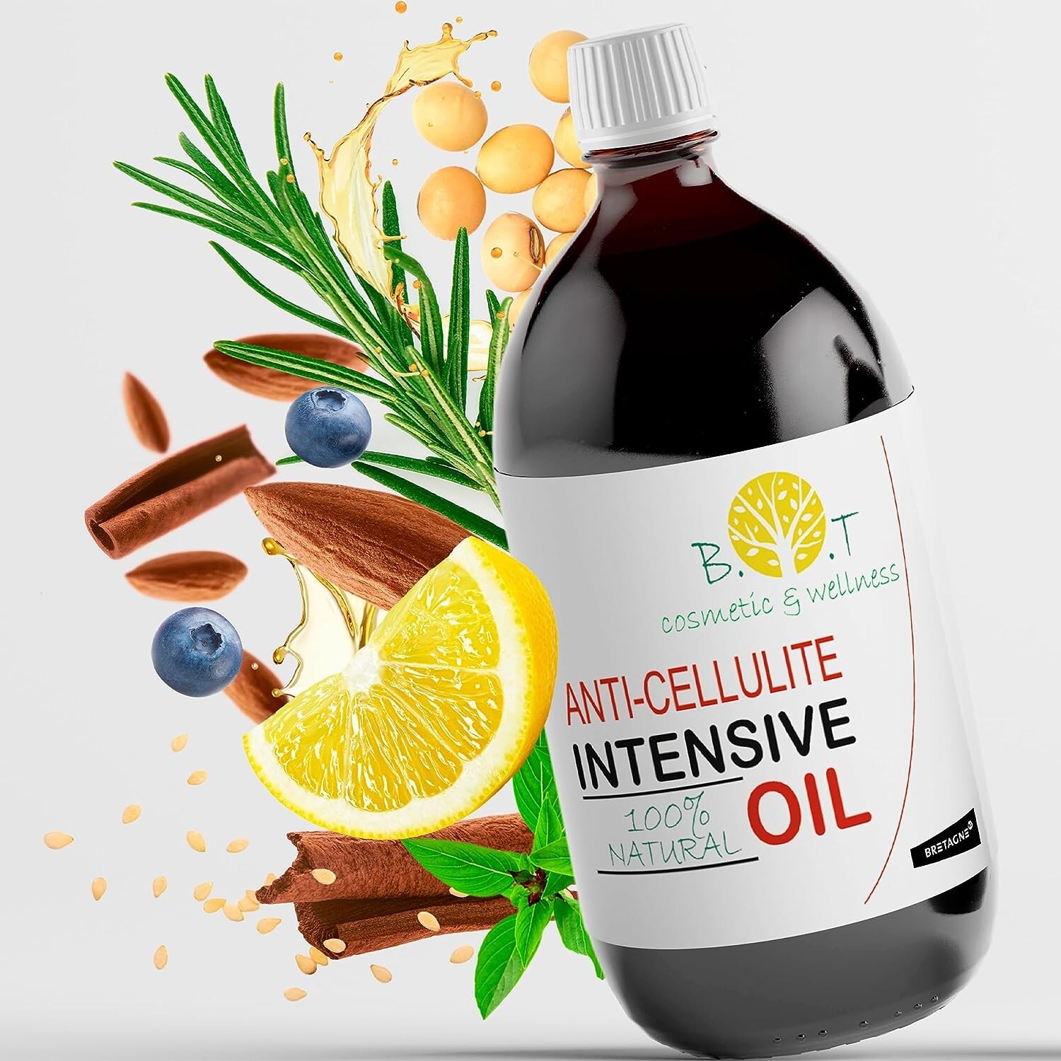 Huile puissante minceur pour lisser la cellulite et les vergetures 500ml