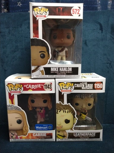 PoP! Horror Movies-IT-VAULTED-Mike Hanlon + Exclusive CARRIE + LEATHERFACE