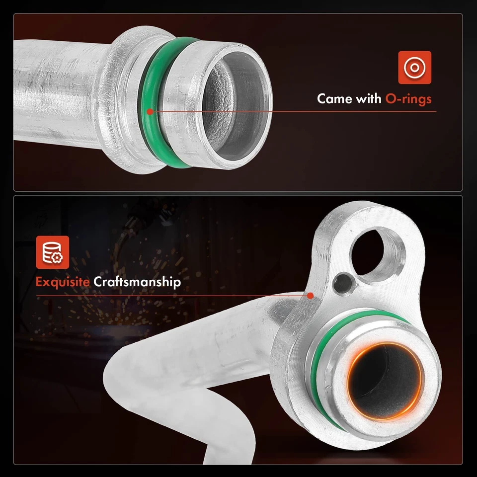 Nueva línea de succión de refrigerante aire acondicionado para Nissan Sentra 2002 2003 2004 2005 2006 2,5 L Foto 3 de 4