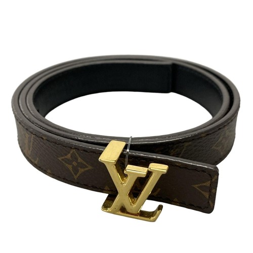 Auth LOUIS VUITTON Suntulle LV Iconic 20MM Reversible M0431 Monogram Noir - Belt