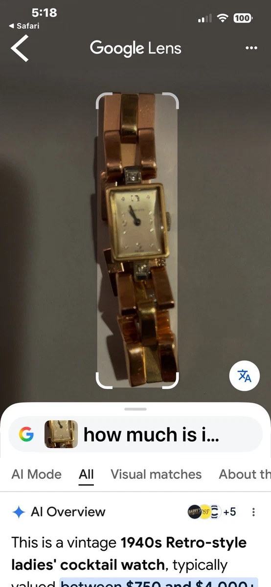 Tiffany & Co. Women's Mechanical Hand-Winding Wristwatches for