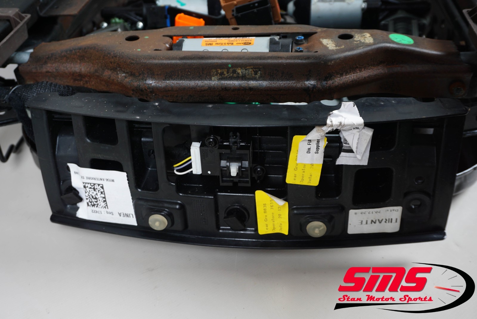 14-24 Maserati Quattroporte M156 Front Left Seat Rail Track Motors Driver Side