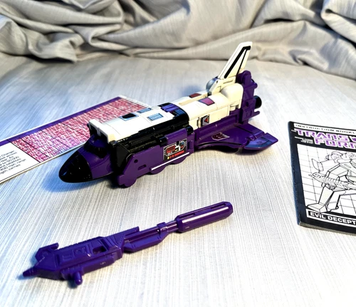 Transformers G1 - ASTROTRAIN - Complete - Vintage Original 1985 w/ Booklet