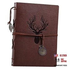 Photo Album 4x6 160 Photos, Leather Photo Albums with Writing Space With 30