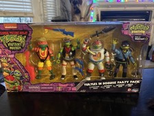 2023 TMNT Mutant Mayhem - Turtles In Disguise Party Pack 4 Figures Teenage Ninja