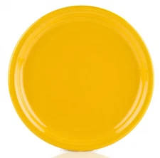 FIESTA BISTRO DEEP COUPE DINNER PLATE 10.5" YELLOW DAFFODIL GLAZED PORCELAIN NEW