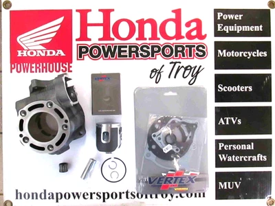 NEW GENUINE HONDA OEM CYLINDER & VERTEX PISTON TOP END KIT *2000-01 CR125R* - Bild 1 von 2