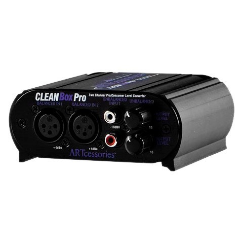 Art CLEANBox Pro Boite de Direct interface audio symétrique asymétrique DI de table