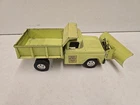 Vintage 1950s Tonka Toys State Hi-Way Dept 975 Green Snow Plow Dump Truck