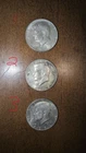 1964 Kennedy Half Dollar Silver Coins Lot of 3 Circulated