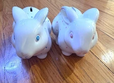 Tiffany & Co. Ceramic Bunny “Piggy Banks” with Polka Dots