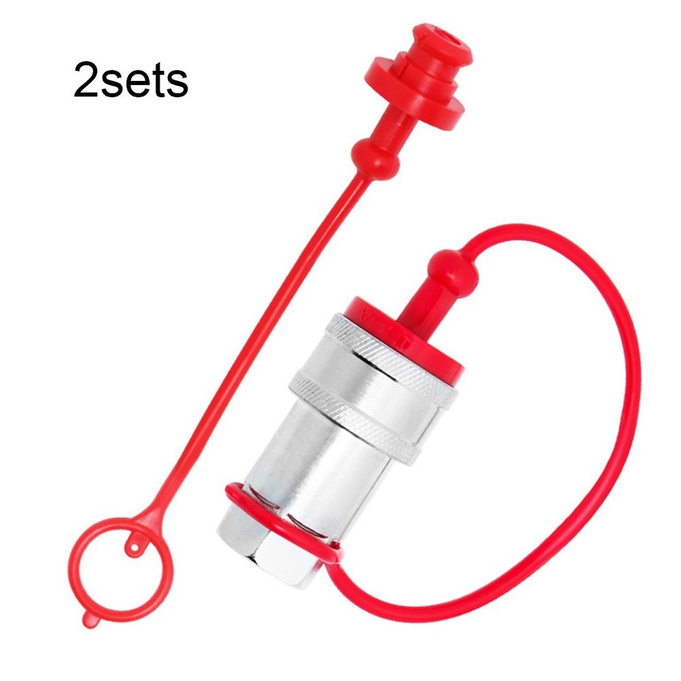 Hydraulic Dust Cap Dust Cap PVC Quick Connect 2 PCS/Set 38.00X2.50X2 ...