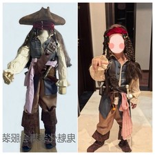 Pirates of the Caribbean Jack Sparrow Costume for Kids Halloween Cosplay Outfits