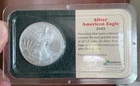 2003 American Eagle Walking Liberty 1 oz Uncirculated Silver Coin Toning