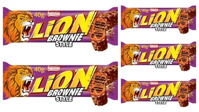 5 x Nestle LION BROWNIE STYLE - Bar 5 x 40g