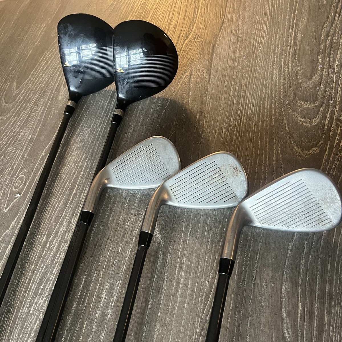 Set of Cobra XL Speed 5 Piece Golf Set - 2 Woods 3 Irons 6 8 S 15