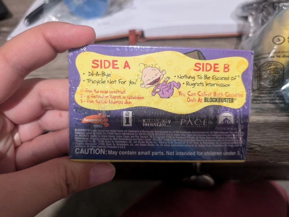 RUGRATS MOVIE - Dil A Bye (Cassette, 1998) Blockbuster Play Pak BRAND NEW Foto 3 de 4
