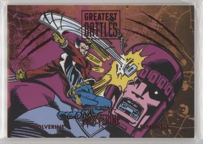2023 Fleer Ultra Greatest Battles Red Foil /74 Wolverine vs Sentinels 0i47