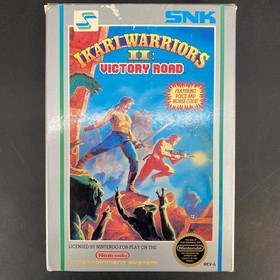 Ikari Warriors II Victory Road NES Complete In Box Game & Manual Nintendo SNK